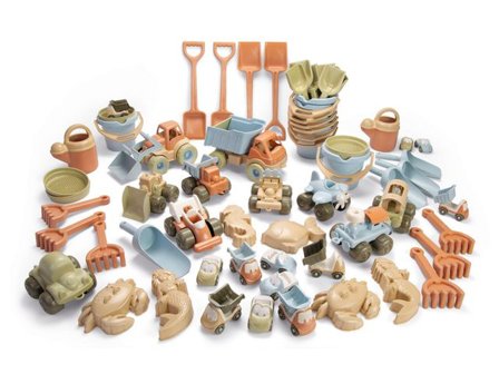 DANTOY Sandset av bioplast 62/fp - Lyreco - Skola och förskola - Lekmaterial - Sandlek och vattenlek