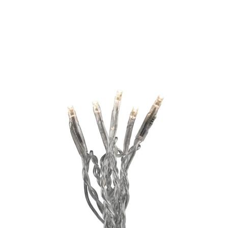 Konstsmide 6355-123 Lysslynge varmhvit, transparent kabel 13,93 m, Belysning