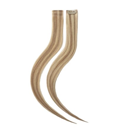 Rapunzel of Sweden Single Invisible Clip-ins 2 stk Cendre Ash Blonde Mix 40 cm, Hår, Børster & Accessories, Hair Extensions