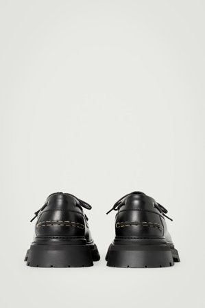 Men's Zapatos Náuticos De Piel Con Suela Gruesa in Negro