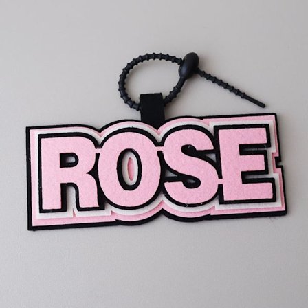 BLACKPINK ikke-vævet håndlavet vedhæng stjerne omgivende støtte idol kreativt vedhæng ikke-vævet nøglering