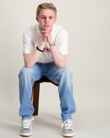 Jack & Jones JCOSAGO LOGO SLUB TEE SS CREW NECK JNR Weiß T-Shirts Jungen - Kids Brand Store