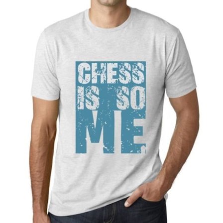 T-shirt herr Chess Is So Me – Chess Is So Me – Vintage vit T-shirt