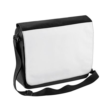 Bagbase Sublimering Messenger Bag (9 liter) One Size Svart