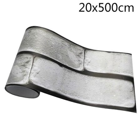 20x500cm Selvklæbende Flisekunst metope Vægdekoration Klistermærke DIY Køkken Badeværelse Indretning