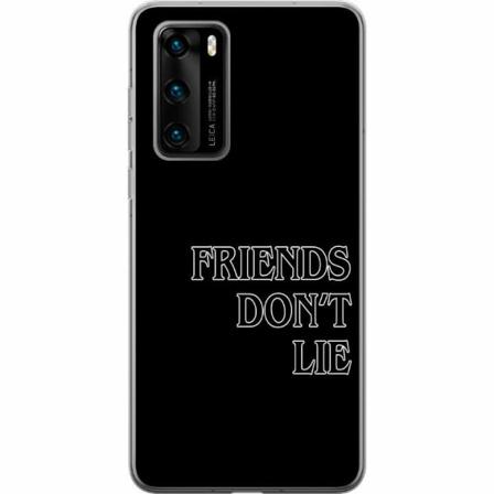 Huawei P40 Genomskinligt Skal Stranger Things