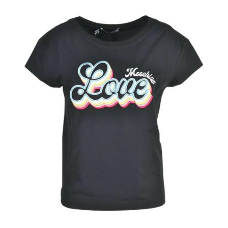 Love Moschino T-Shirt Sort, Dame