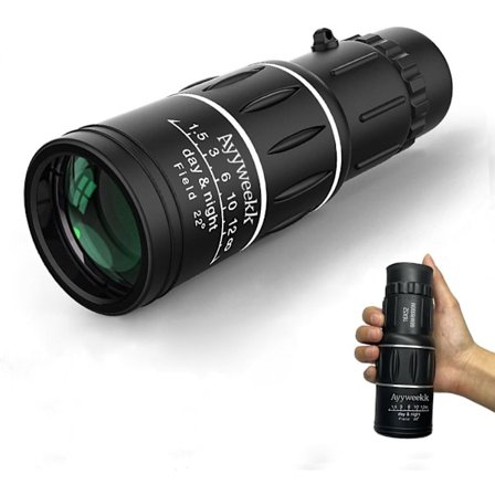 2025 Siste Modell 16X52 Høyeffekts Monokulært Teleskop for Voksne - HD Zoom BAK-4 Prisme med Dobbelt Fokussystem, Vanntett Spotting Scope