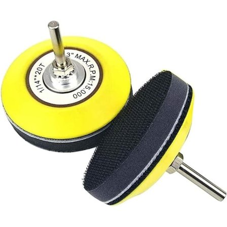 stycken 75 mm sliprondell, polerrondell med tumstift, kardborreslippapper, slipplatta, kardborrerondell för vinkelslip, borrverktyg