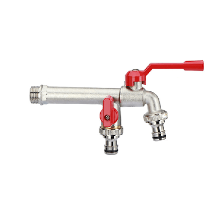 Förlängd kran i mässing