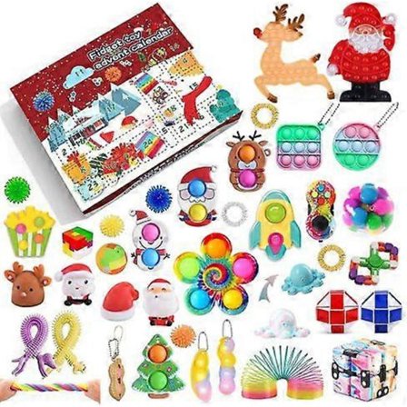 TG18354N1 Julekalender Blind Box Mini Twister Leke Overraskelsesgave til Barn