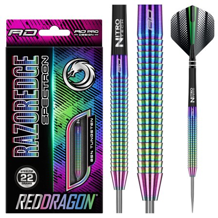 Razor Edge Spectron Steel Tip Darts 22g | Red Dragon Darts