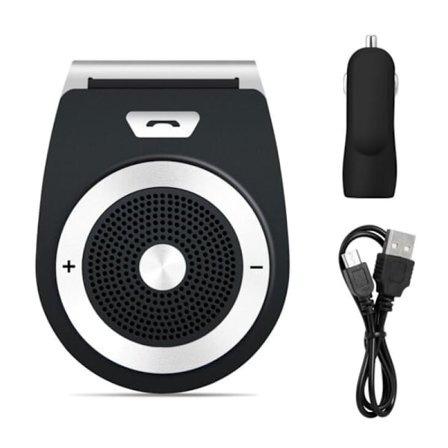 Automatisk Påslagning Bil Handsfree, Visir Bil Kit med Inbyggd Rörelsesensor, GPS/Musik/Handsfree/ 2 Telefoner Samtidigt