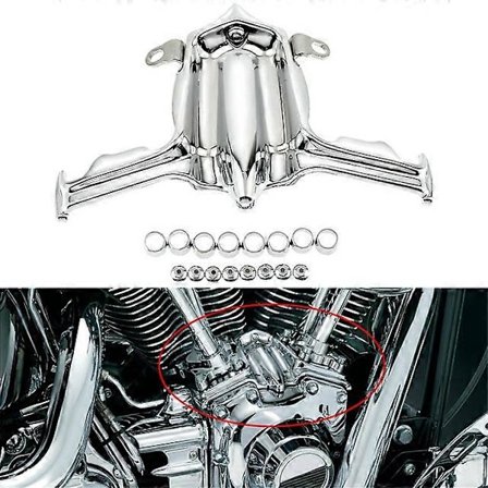 Motorsykkel Krom Tappet Lifter Blok Accent Trim Deksel For Harley Twin Cam 00-2017 Touring Dyna Breakout Road King Glide FLHT
