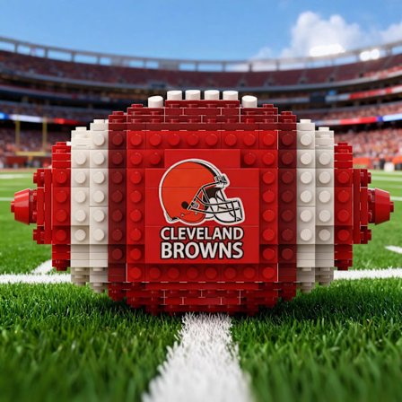 Amerikansk fodbold-byggeklodser – Pædagogisk sportslegetøj med store partikler