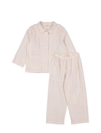 MarMar Copenhagen Pajama Set - Cream - 80/86