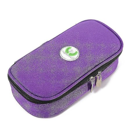 Insulin Kjøleveske Reiseveske - Medisinsk Diabetes Isolerende Bærbar Kjøler Diabetes Kjøleveske (lilla)