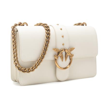 Pinko, Cross Body Bags Wit, Dames, Maat:ONE Size