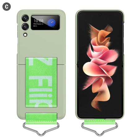 För Galaxy Z Flip 3 5g Slim Armband Hybrid Hard Pc Vikning