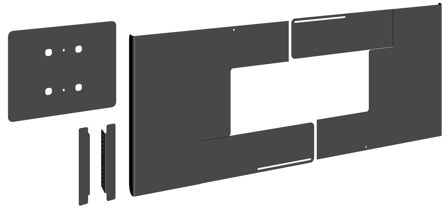 VOGELS Connect-It PFA 9159 monteringssett - for LCD-skjerm - svart