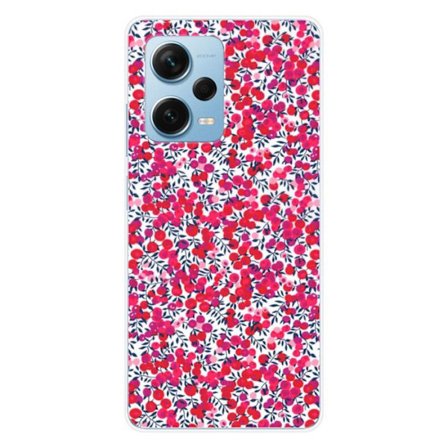 Siliconefodral - Kompatibel med Xiaomi Redmi Note 12 Pro Plus - design liberty wiltshire röd