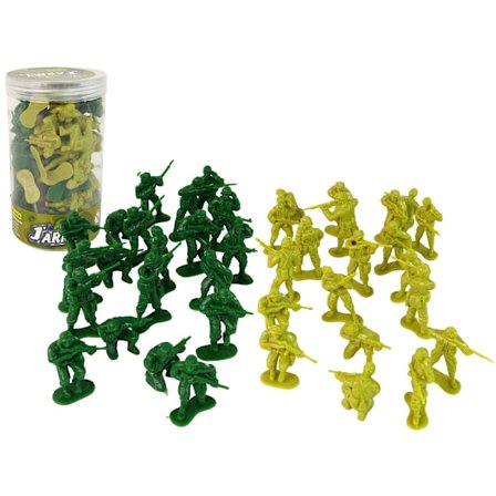 Actionpackat Green Soldiers Military Set för barn