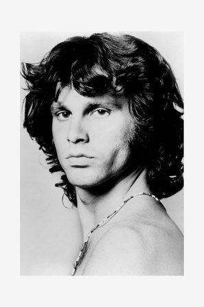 Malerifabrikken - Poster Jim Morrison - Svart - Posters - Från Homeroom