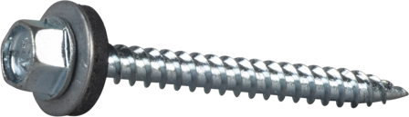 ESSVE 64402 Farmerskrue 4,8 x 50 mm, skarp spiss, 200-pakning Blankforsinket, Innfesting