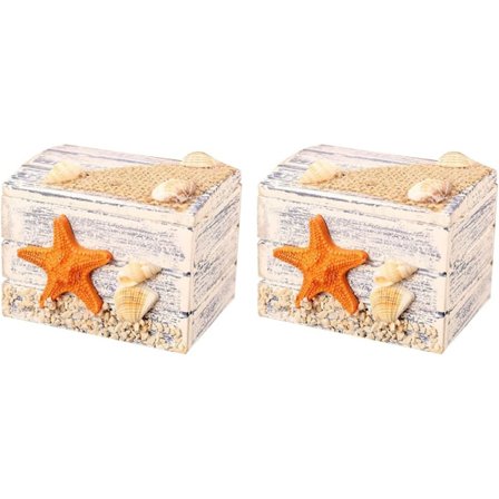 2 kpl laatikkoa Pieni koti Aarre Sekalaiset Meri Merellinen Koristelu Org
