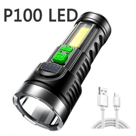 5 LED Super Bright Lommelygte Genopladelig Multifunktion Vandtæt Led Lys