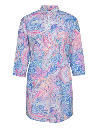Lrl Roll Tab His Sleepshirt Blue Lauren Ralph Lauren Homewear