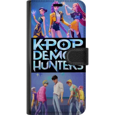 Kompatibelt Plånboksfodral till Samsung Samsung Galaxy A16 5G K-pop Demon Hunters koreanska musikband idols affisch anime tecknad film fantasy stil s