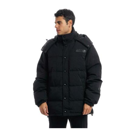 Moschino, Winter Jackets Zwart, Heren, Maat:M