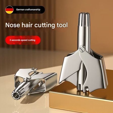 Manuel næsehårstrimmer til mænd, rengørings- og trimnings næsehårfjerner, bærbar næsehårstrimmer