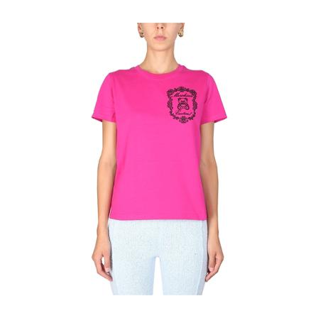 Moschino T-Shirt , Roze , Dames , Maat: S