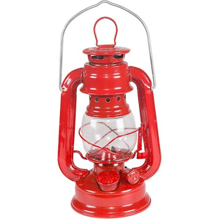 Small Hurricane Lantern (red, 8-inch) 130 One Size