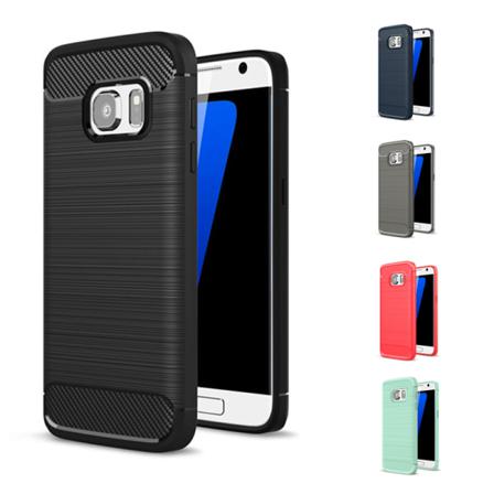 Stöttåligt Armor Carbon Tpu-skal Samsung S7 - Fler Färger Grå