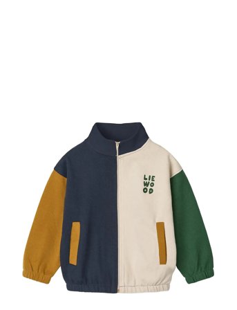 Liewood Cassius Zip-Up Sweatshirt - Multi/patterned - 134/140