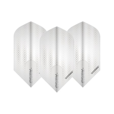 Winmau Prism Delta Slim White Dart Flights | Winmau.com