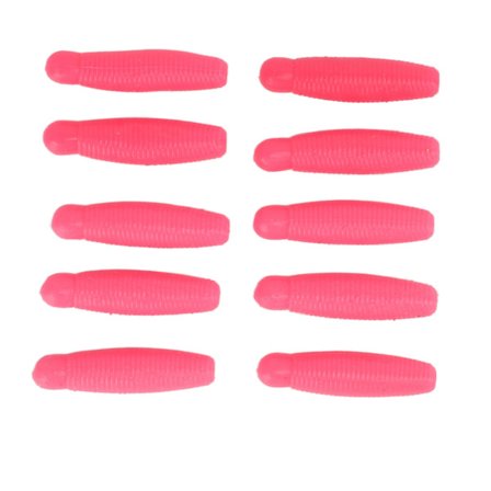 10 stk. fiskeblødt agn kunstig bi puppe kartoffel lokkemad lang kast tilføj salt lokkemad 6cm 8gPink