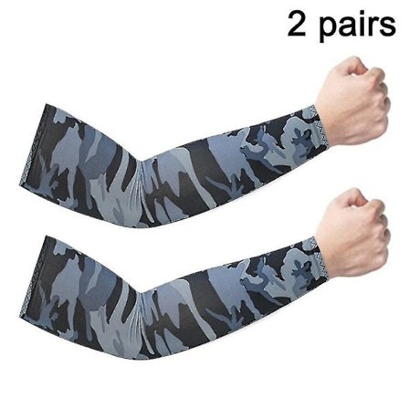 2 Pairs Cooling Arm Sleeves For Men & Women, Uv Protective Upf 50, Tattoo Cover Up