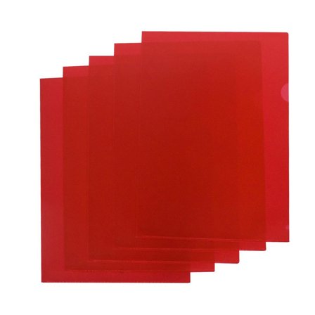 Aktmapp kraftig A4 0,18 röd - Lyreco - Kontorsmaterial - Mappar och plastfickor - Plastmappar och aktmappar