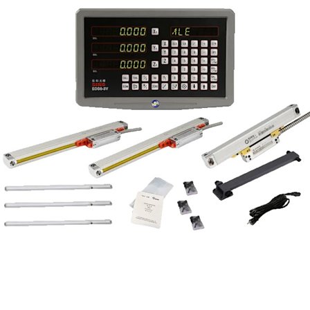 Digital avläsning, metallhölje, 3 axlar, Paket 3