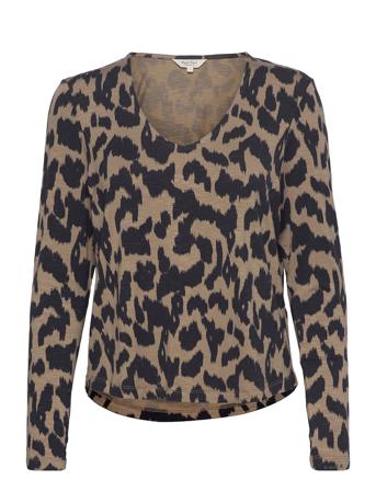 Morinepw Ts Bluse Langærmet Multi/mønstret Part Two