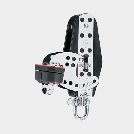 Harken 76mm Fiddle Hexaratchet Block - Cam Cleat (1565)