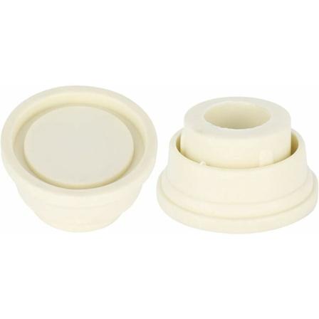 Gummi Bumpers til Pool Stige, Sæt med To Hvide Stige Bumpers f