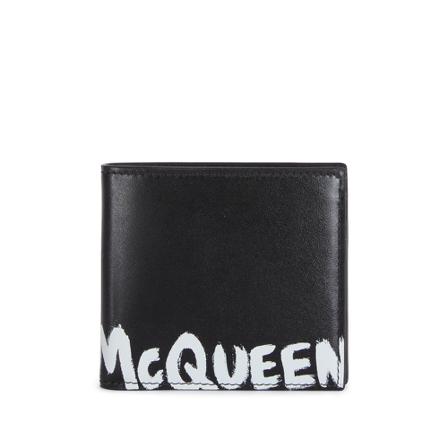 Alexander McQueen Wallets Cardholders Sort, Dame Punge og Kortholder, Størrelse: ONE Size