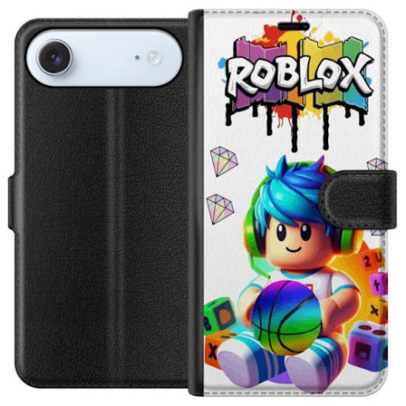 Yhteensopiva Lompakkokotelo Apple Apple iPhone 17 Air Värikäs Roblox-kuvitus pelihahmolla, leluilla ja energialla, täydellinen pelifaneille ja mode