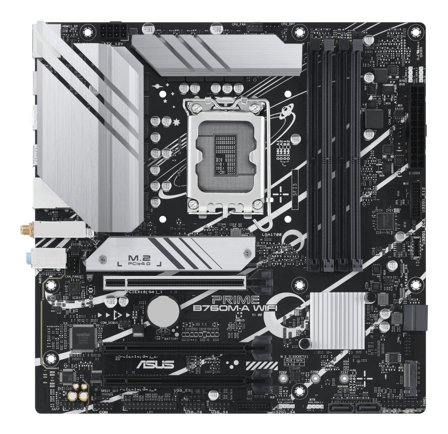 ASUS PRIME B760M-A WIFI - hovedkort - mikro ATX - LGA1700-sokkel - B760