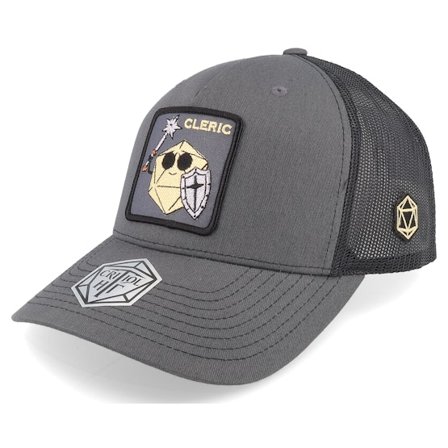 Critiql Hit - Svart trucker Caps - Cleric Class 112fp Charcoal/Black Trucker @ Hatstore